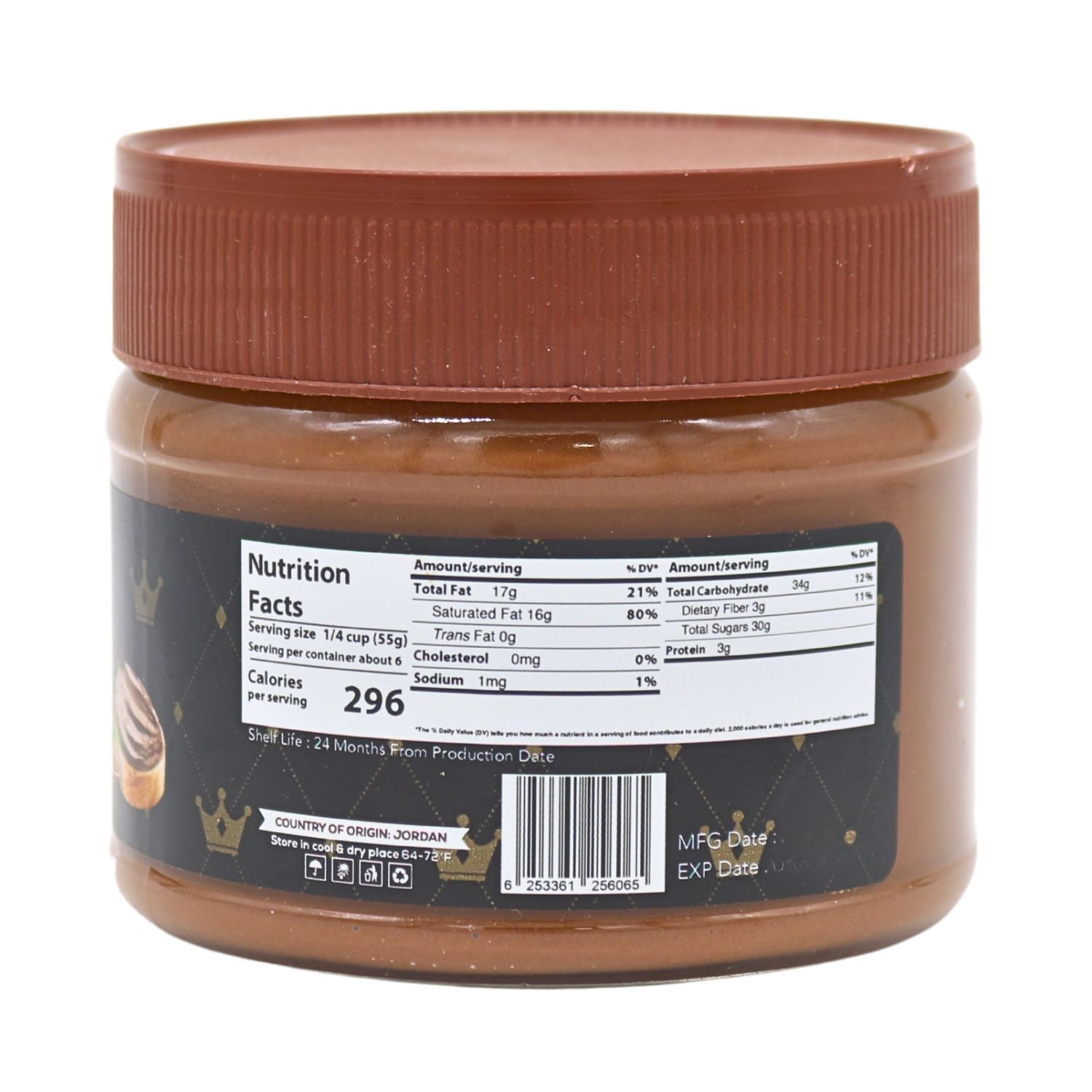 Chocolate Filling Cream with Hazelnut 300g | King Chocolate - Taste Royalty