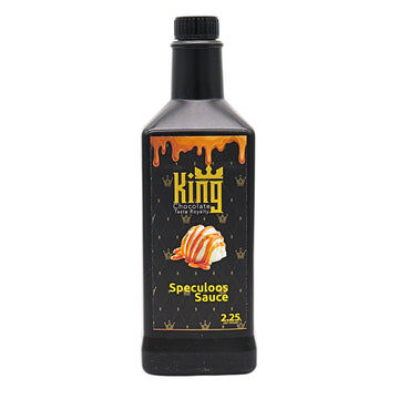 Buy King Chocolate's Speculoos Sauce in a 2.25L bulk bottle. Perfect for cafes and bakeries. Add a trendy, spiced biscuit flavor to coffee, desserts, and more. Shop now!